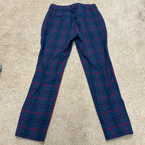 GAP women plaid slim ankle high rise pants. Size 2 - Picture 4 of 4